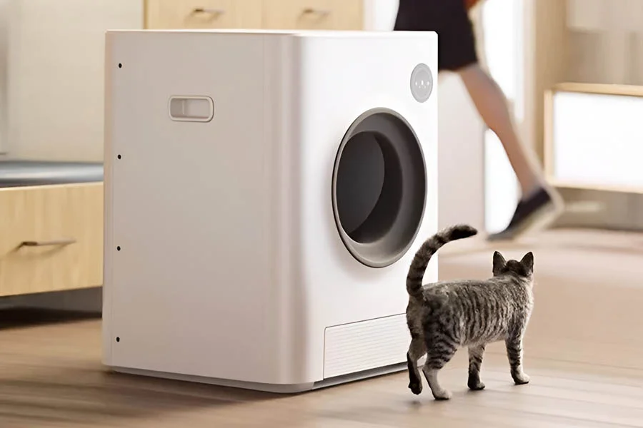 self-cleaning cat litter